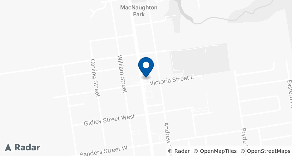 Map of Dairy Queen Location:: 190 Main St N, Exeter, ON, N0M 1S3